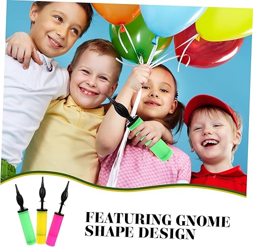 Miniatura 3 de LIFKOME 6 piezas de soplador portátil al azar para yoga, flotadores de yoga, mini ejercicio, herramienta antideslizante, globos de decoración, bomba