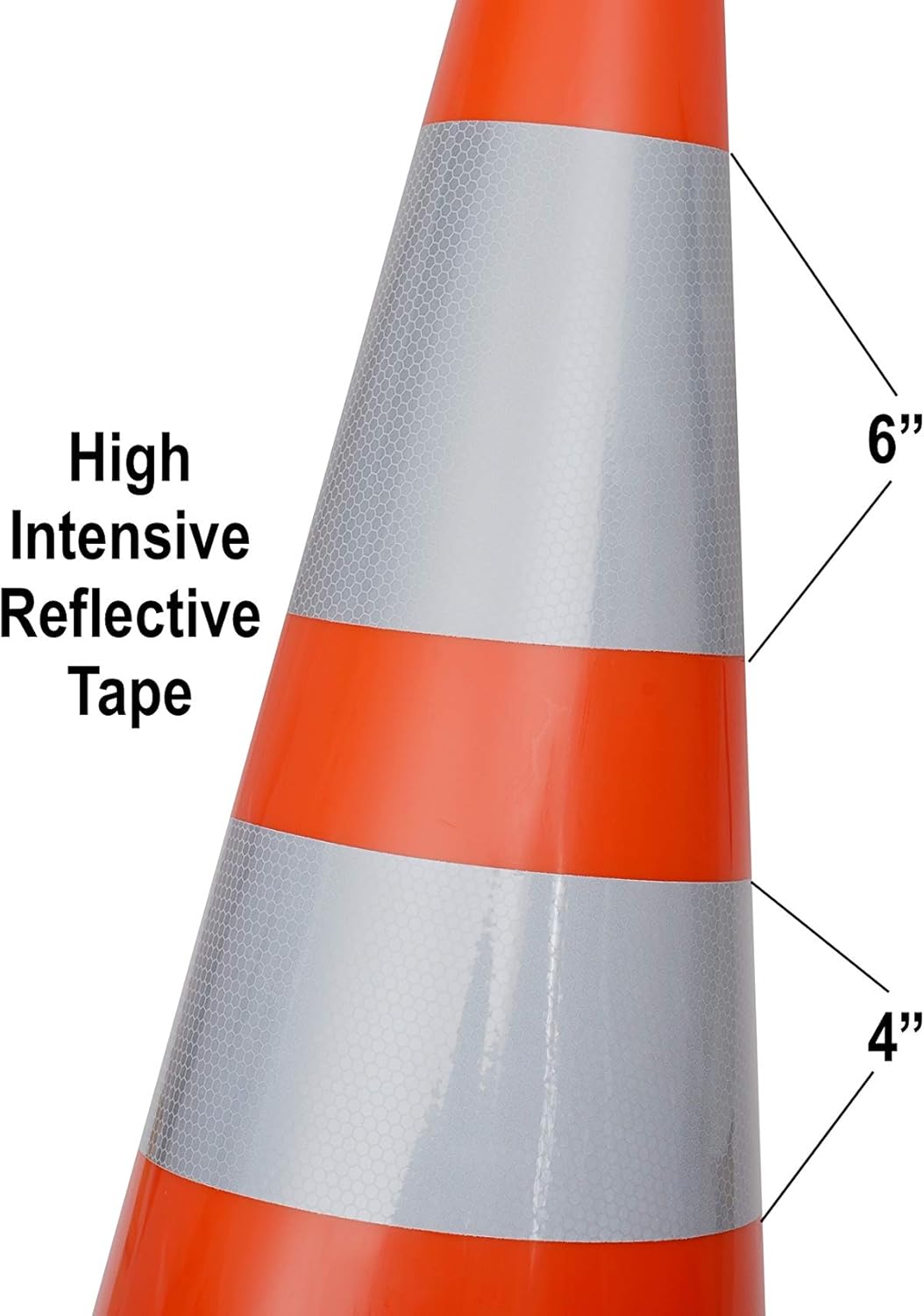 Frее Shірріng оƒƒеr (Set of 6) CJ Safety 28 Premium PVC Traffic Safety Cones with Black Base & 6 + 4 Reflective Collars (6 Cones) Uр Tо 40% оƒƒ (Set of 6) CJ Safety 28 Premium PVC Traffic Safety Cones with Black Base & 6 + 4 Reflective Collars (6 Cones)