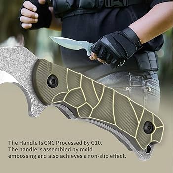 KUU☆ KHU Fixed Blade Knife Tactical, Hunting Knife Survival Knife