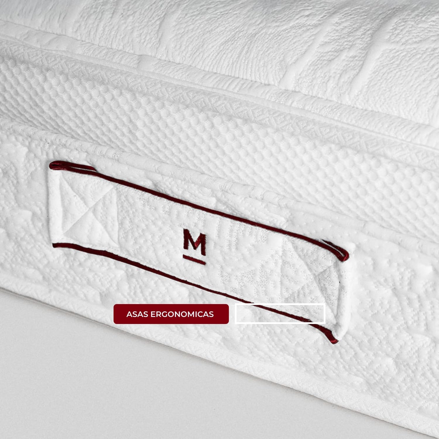 Colchón Natura Gold de LOMONACO 135 x 190 cm | Núcleo de Muelles Ensacados | Capa Viscoelástica Adaptable | Tejido Transpirable y Fibra Termorreguladora | Altura 26 cm