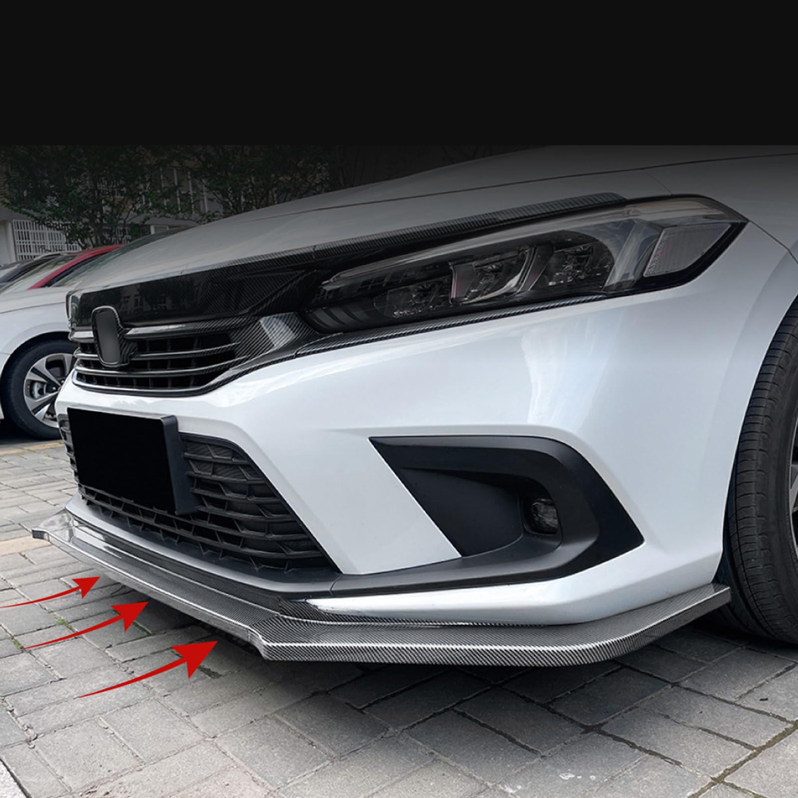 Universal Front Lip for 2021-2025 Honda 11th Generation Civic ABS