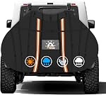 Zettum Couverture cyclable pour le transport 1 Vélo - 600D Couvertures de vélo de voyage pour les vélos sur rack de vélo arrière étanche & Heavy Duty, Couverture de sac à vélo complet extérieur pour les vélos simples sur le stockage de la chaîne de voiture