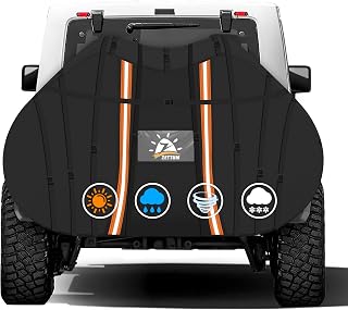 Zettum Bike Cover for Transport 2 Bike - 600D Travel Bike Covers for 2 Bikes on Rear Bike Rack Waterproof & Heavy Duty, Outdoor Full Bicycle Rack Cover for Two Bikes on Car Hitch Storage