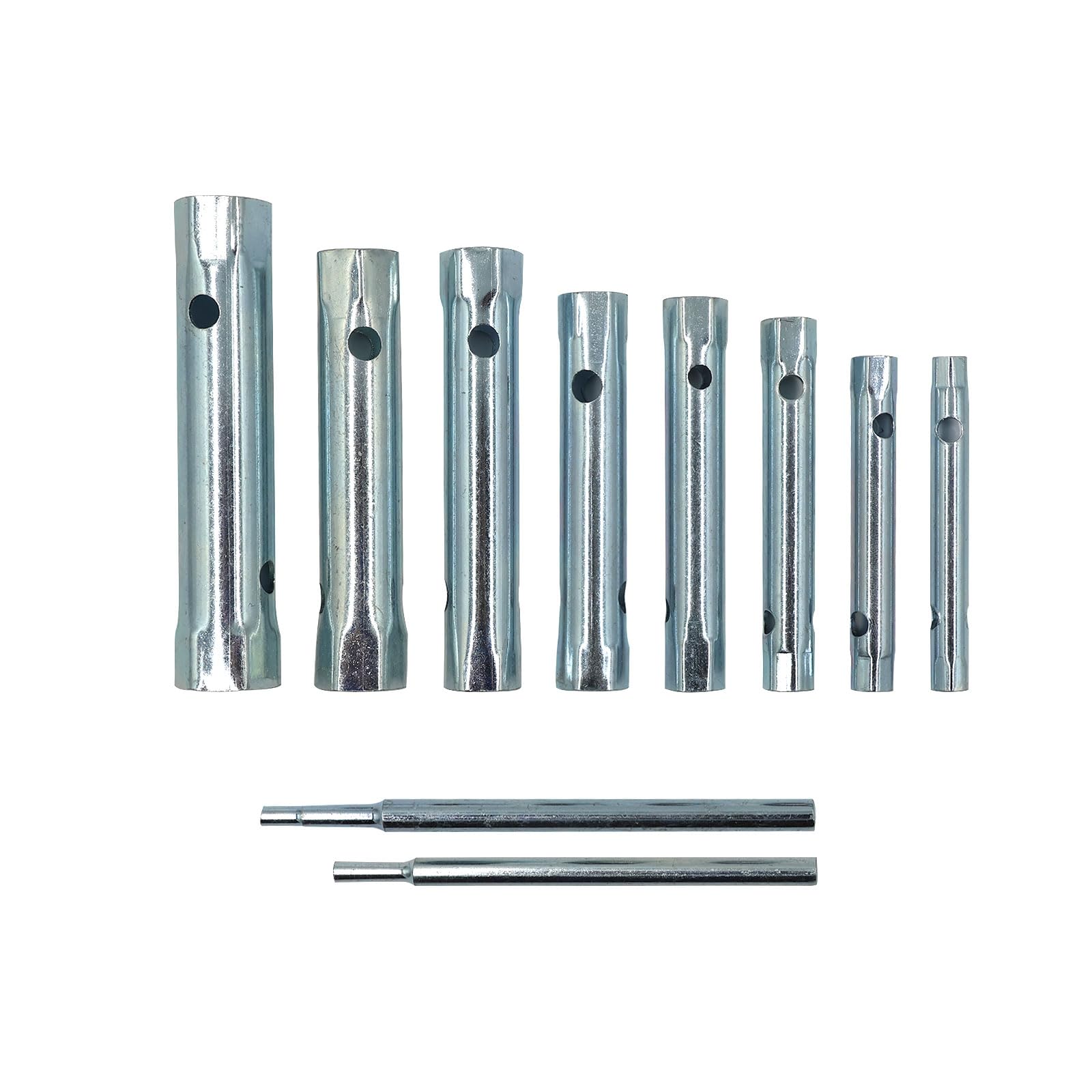Anhoer Tubular Box Spanner Set 6-22mm Metric 10-Piece