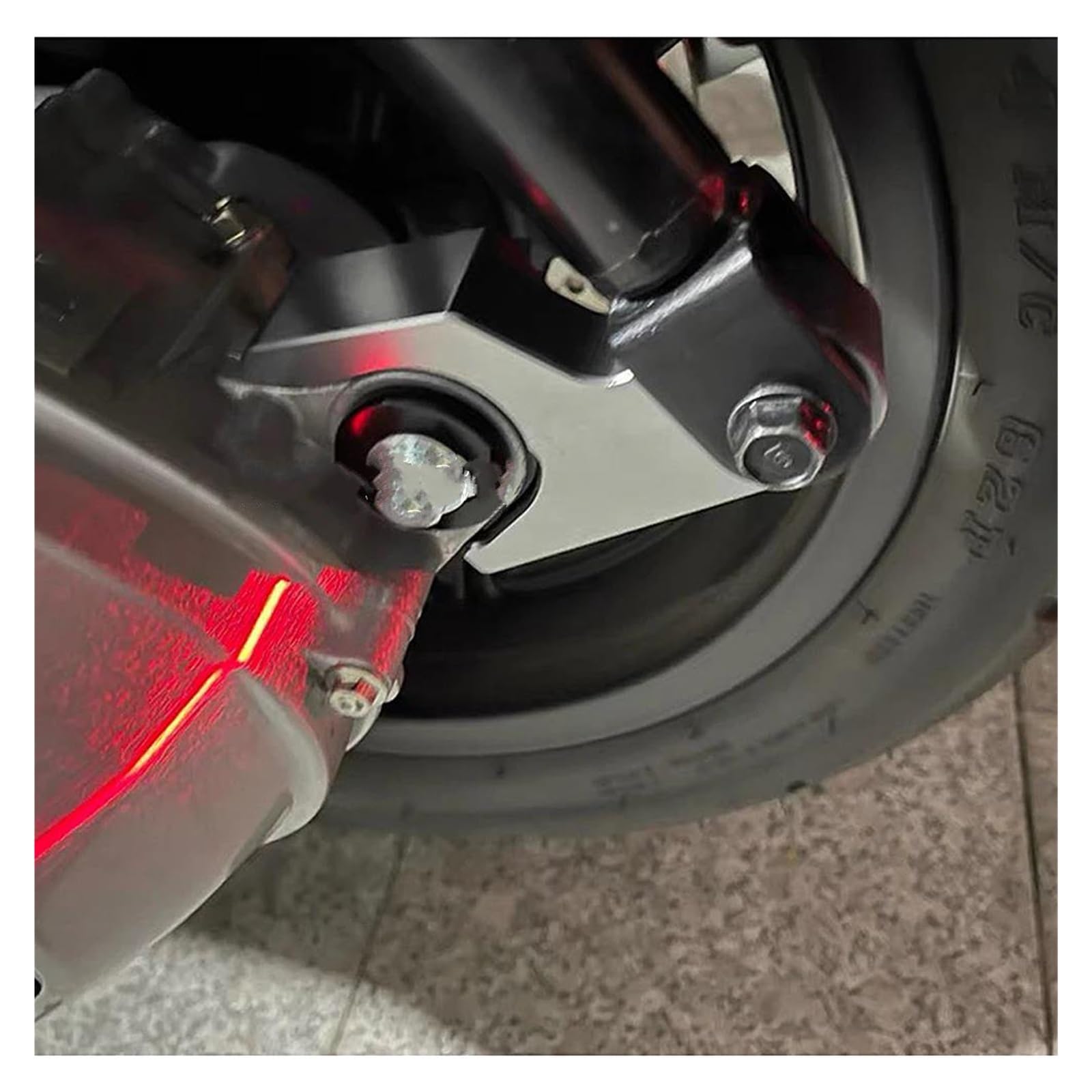 Kit De Caída Inferior Suspensión para HO&ND&A ADV350 ADV 350 2022 Accesorios de Motocicleta Kit de Ajuste de Amortiguador de suspensión Trasera Kit de Descenso de Enlace(Titanium)