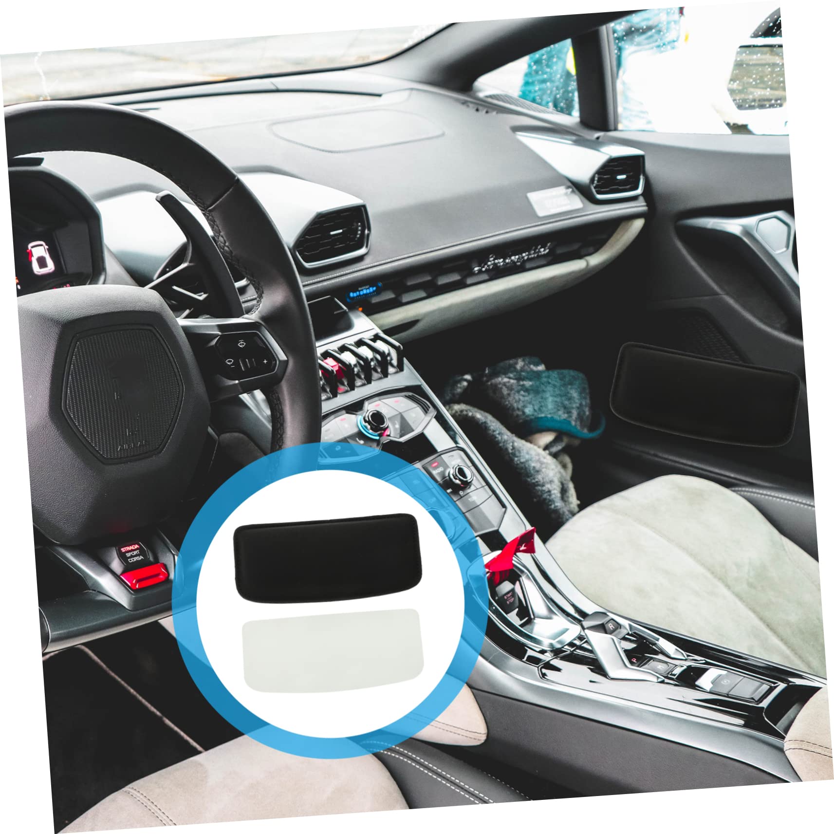 FAVOMOTO Leg Pads Console Pad Knee Pad Car Leg Soft Cushion Auto Knee Pads Elasticity Plush Kneeling Mat