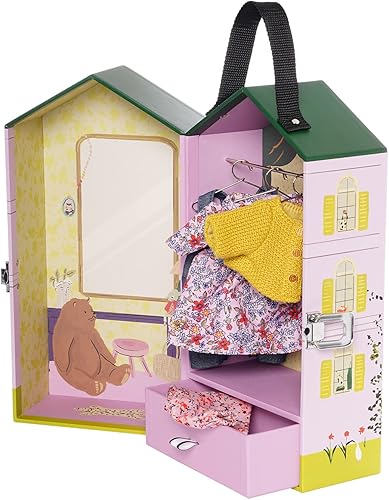 Miniatura 2 de Manhattan Toy Clara's Closet - Juego de 11 piezas portátil de peluche de ciervos para niños de 3 años en adelante