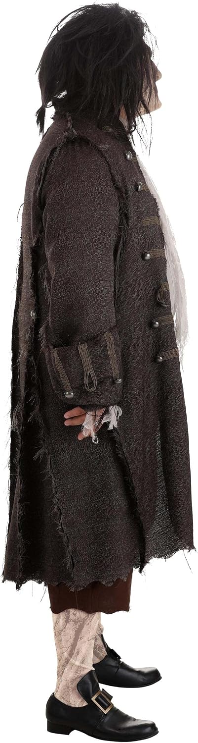 Plus Size Billy Butcherson Costume | Hocus Pocus Zombie Boyfriend Complete Adult Outfit with Full Mask & Attached Hair