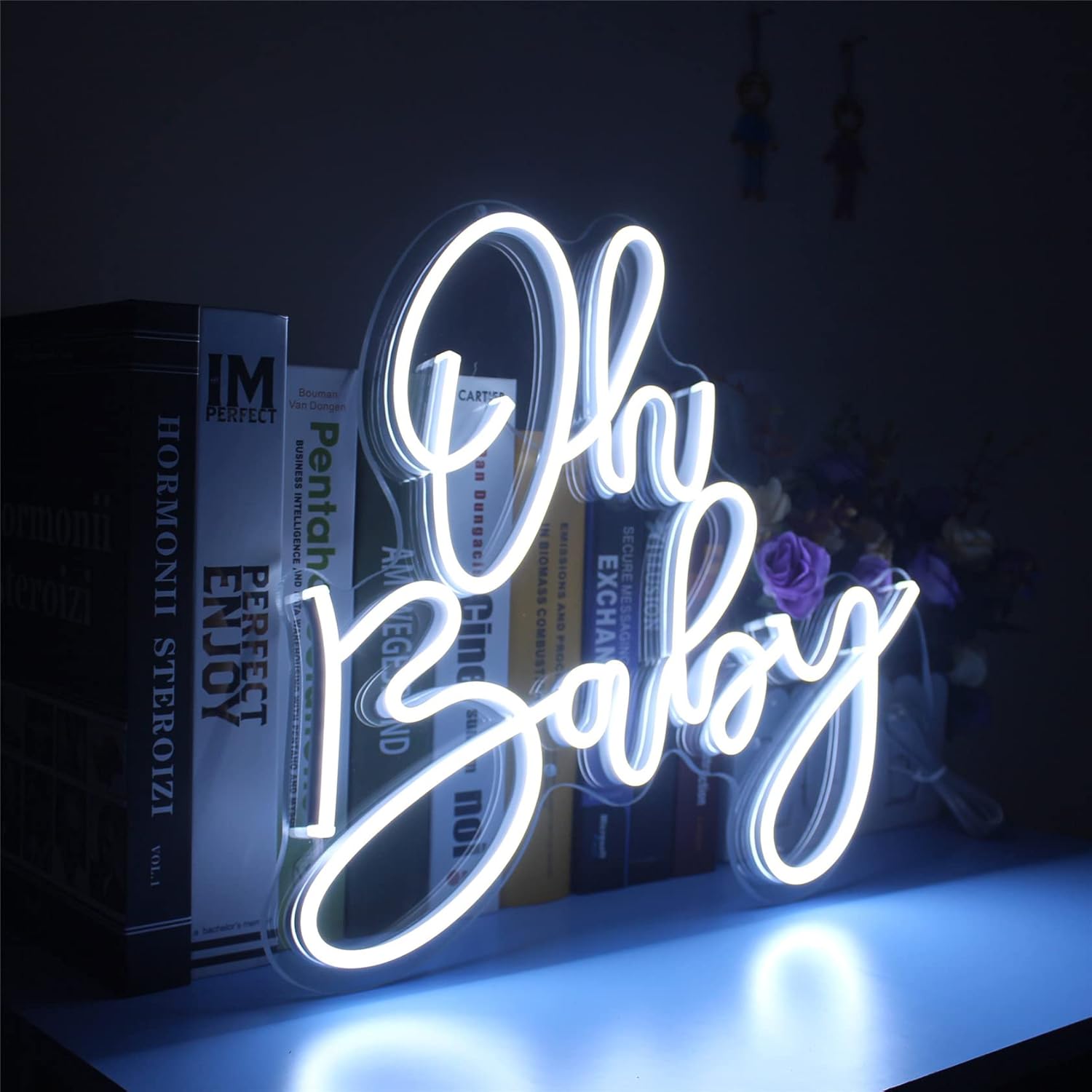 DYJD Custom Neon Sign Oh Baby Neon Sign Neon Wall Sign Neon Light Sign