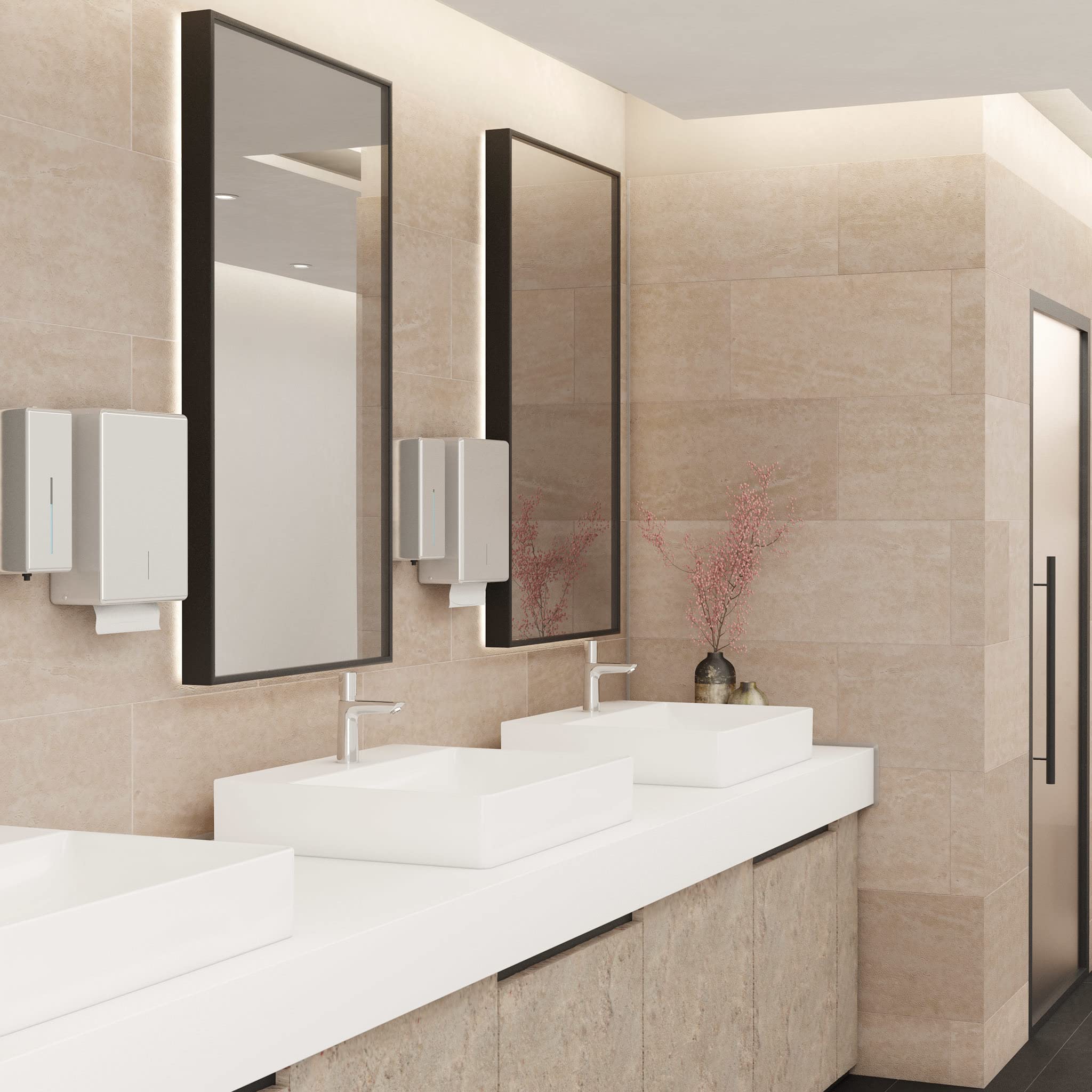 hansgrohe Talis E Mezclador de lavabo temporizado para agua fría, cromo, 71719000