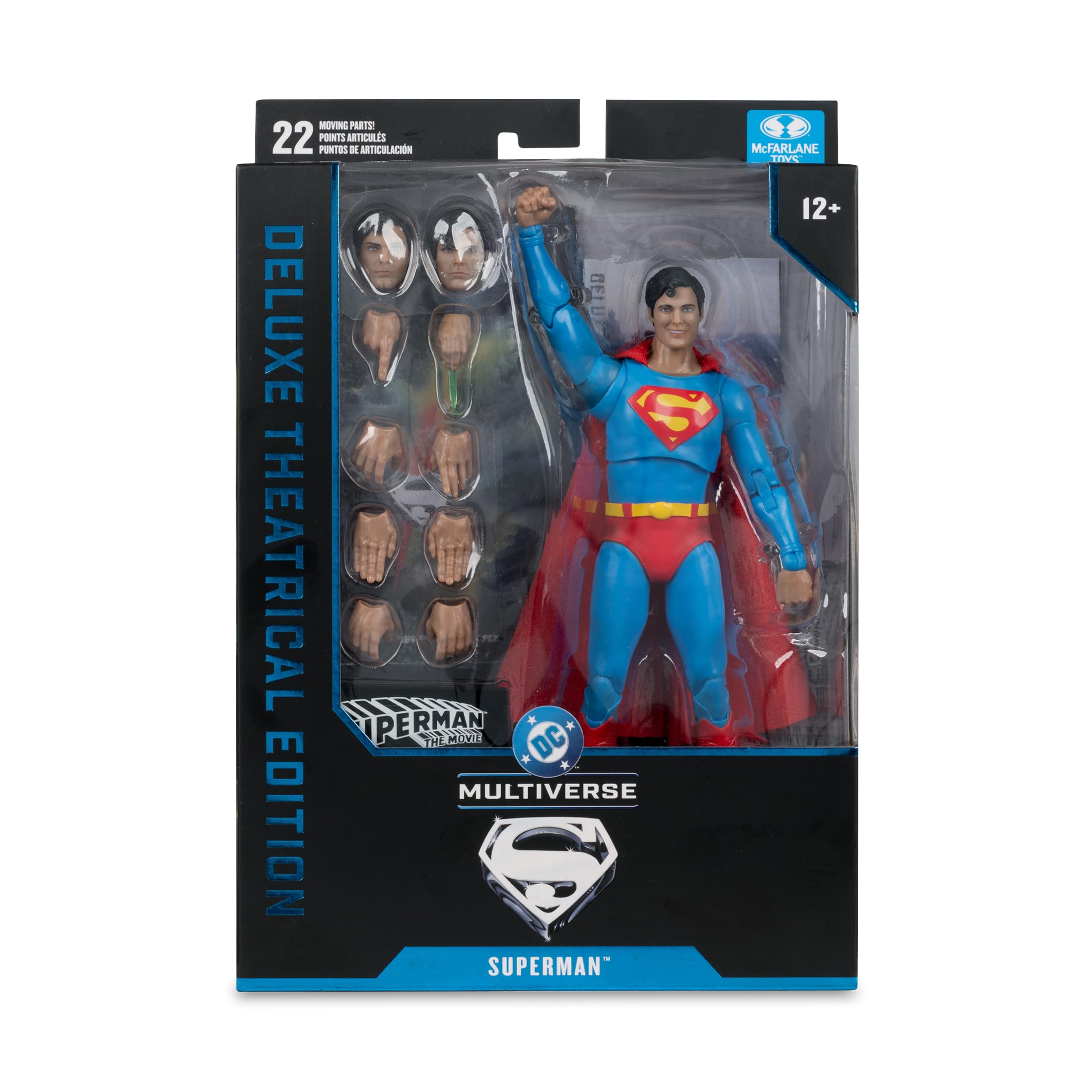McFarlane DC Multiverse Superman (Superman: The Movie 1978) Figura de acción de 7 Pulgadas (edición teatral de Lujo) Juguetes