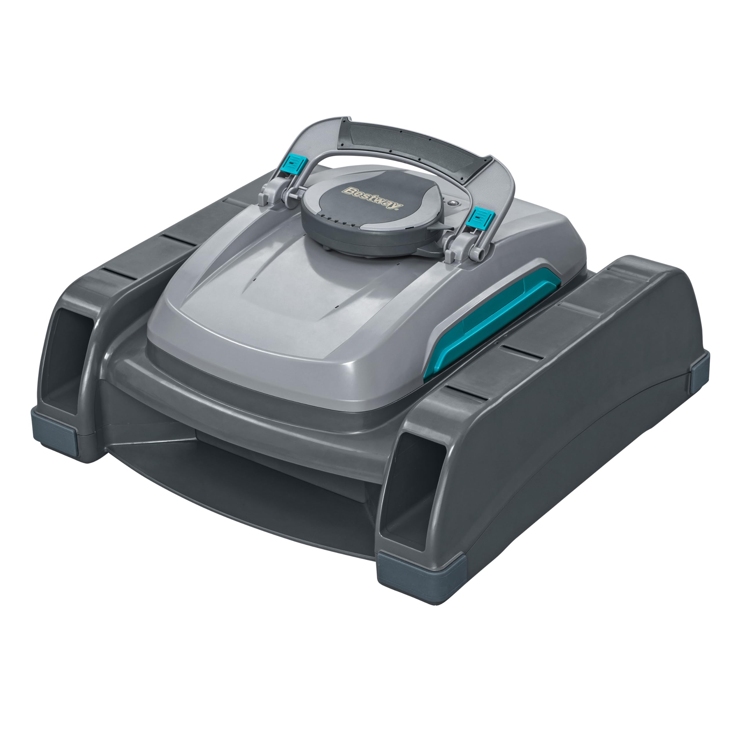 Bestway AquaTronix G300 Robot de Piscine Autonome 2 en 1 avec Skimmer de Surface, aspirateur de Piscine sans Fil pour Nettoyage Automatique du Sol et de la Surface jusqu'à 50 m²
