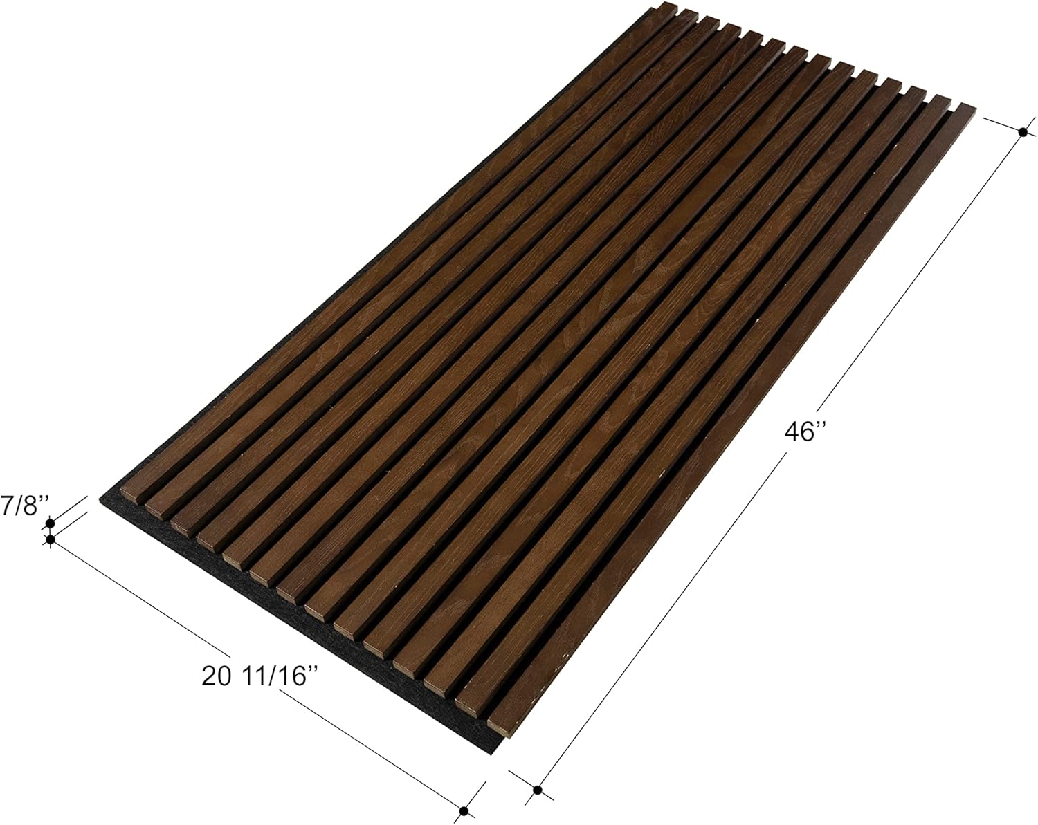 Modern Oak-Veneer Acoustic Wood Wall Panels with Recycled Felt Backing