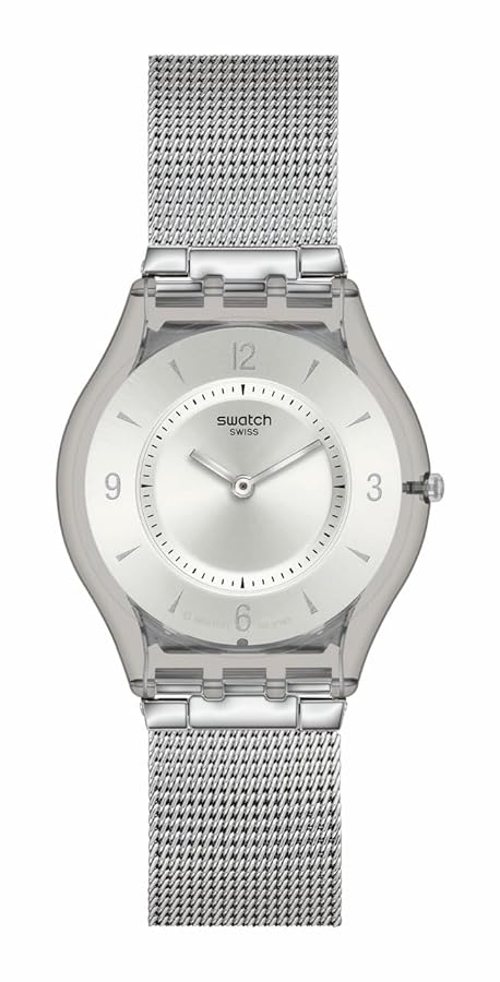 swatch スウォッチ SKIN L KNIT メタルニット 稼働品 Amazon.com: Swatch Skin Classic BIOSOURCED Metal Knit Again