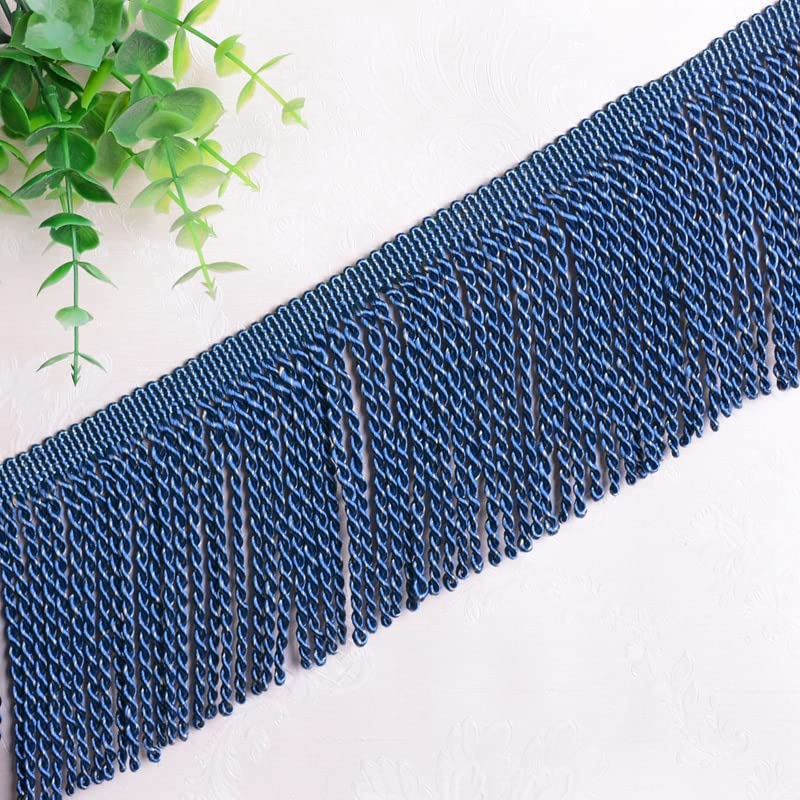 6/12 Ans/Lot Long Gold Couture à Coudre de la Frange de Franges pour Accessoires pour la Maison Fil de Rideau de Garniture décoratif Fringe