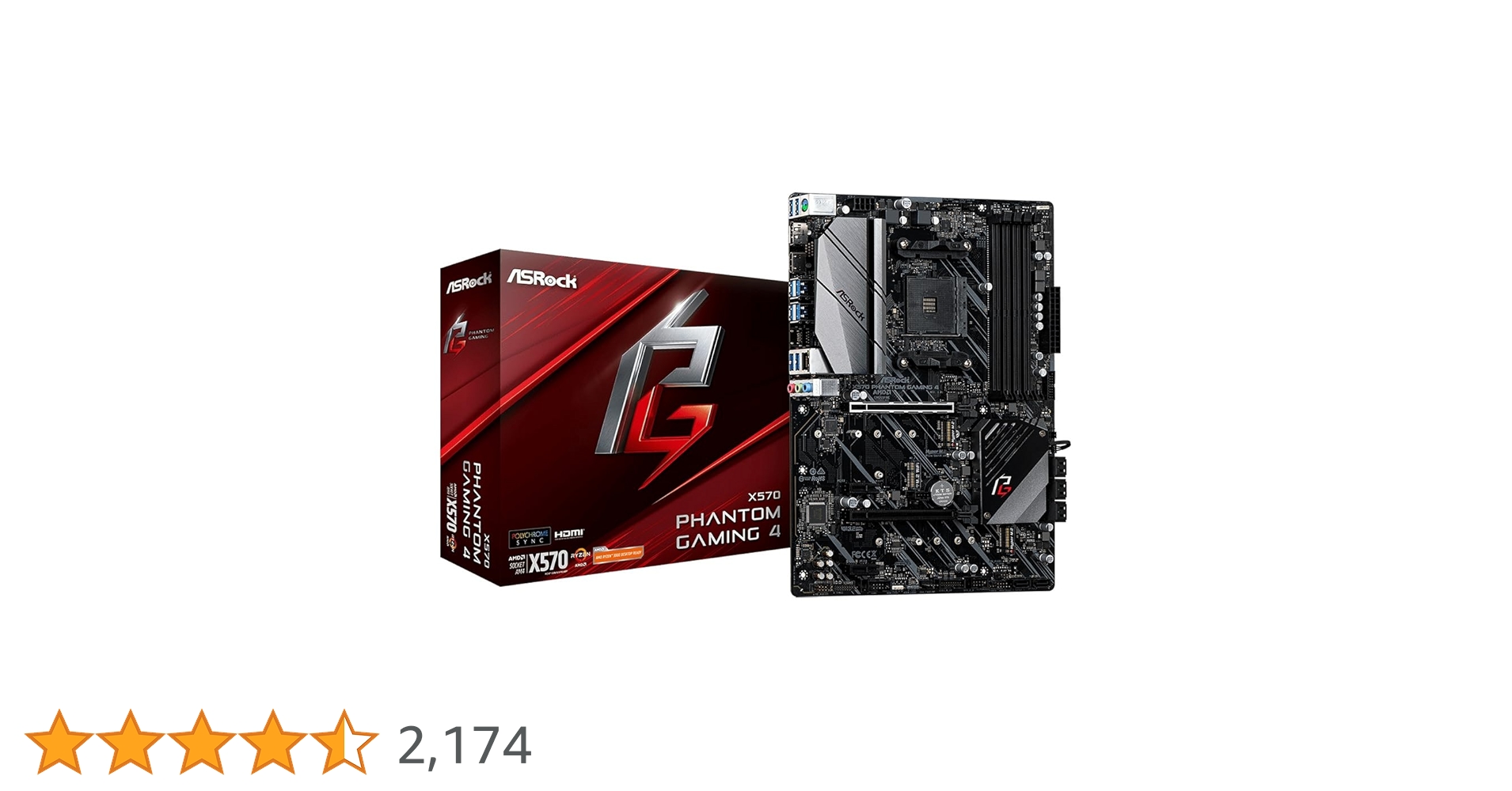 Amazon | ASRock マザーボード X570 Phantom Gaming 4 AMD Ryzen