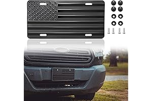 RED WOLF Premium Decorative Front License Plate Bracket Frame