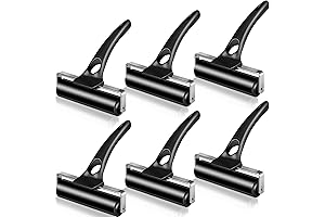 Frienda 6 Pcs High-Quality Black Rubber Brayers