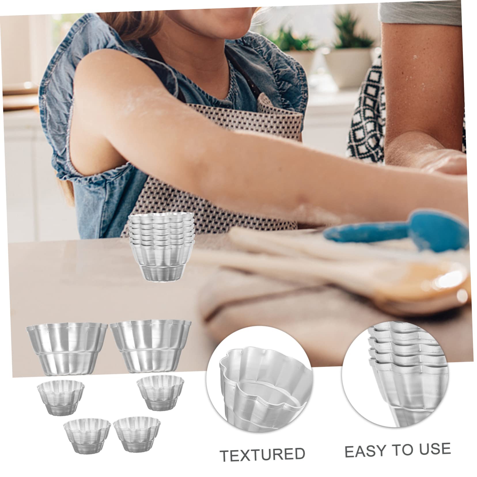 TOPBATHY 18pièces Moules à Pudding Aluminium Lot De Antiadhésifs Pour Gâteaux Et Pouding Ustensiles De Cuisine Pour Pâtisserie