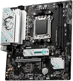 MSI Placa-mãe B650M GAMING WIFI, mATX - Suporta processadores AMD Ryzen série 7000, AM5 - DDR5 Memory Boost 7800+ MHz/OC, PCIe 4.0 x16, M.2 Gen4, Wi-Fi 6E