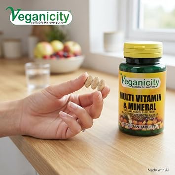Multi Vitamin & Mineral : General Health and Well-Being Supplement : 60 Tablets, in a Planet-Friendly 99% Recycled Pot