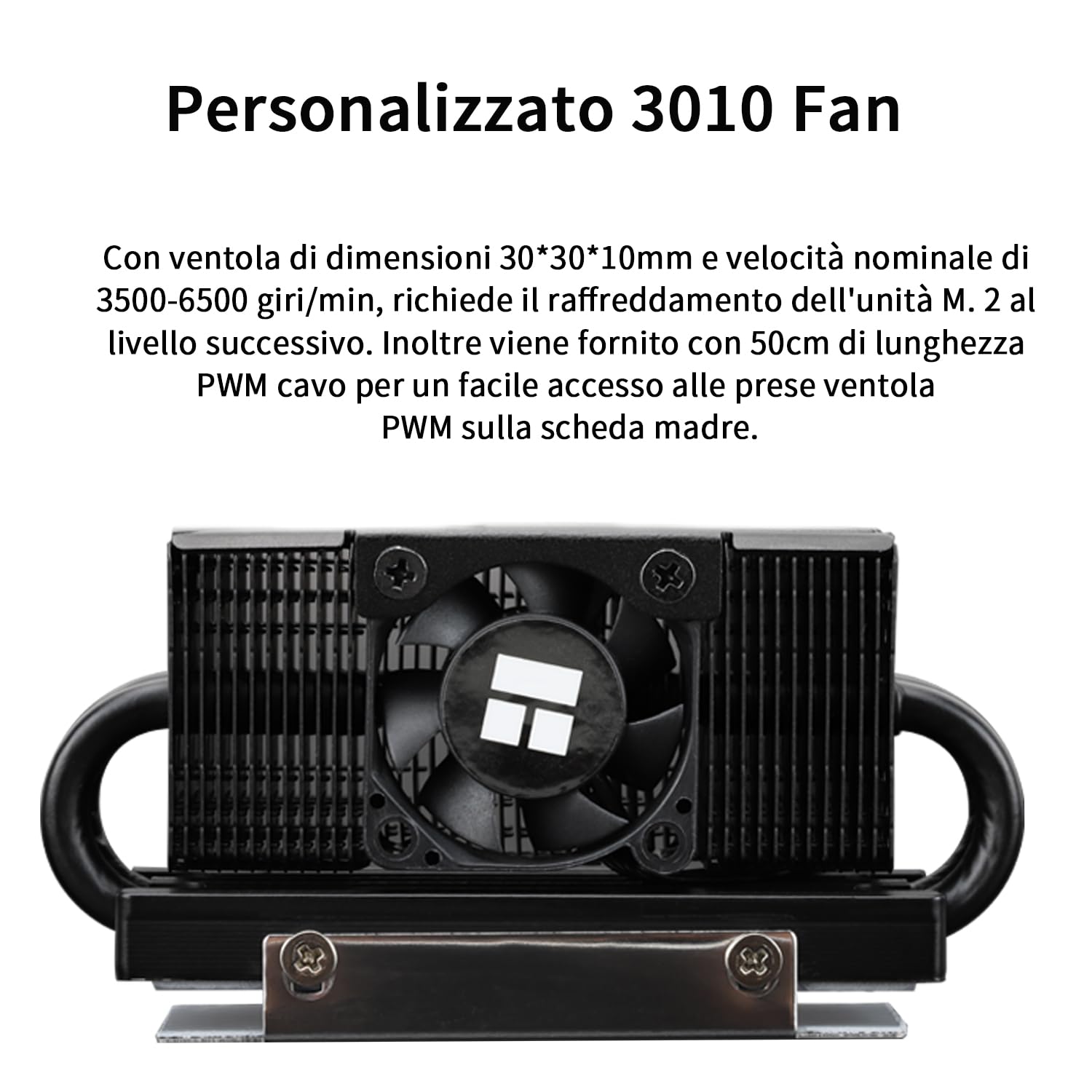 TR HR10 2280 PRO Negro SSD Enfriador, Disipador de calor de doble cara, Puerta almohadilla de silicona de 14,8 W/m.k, Incluye 4 tubos de calor, Proceso de reflujo