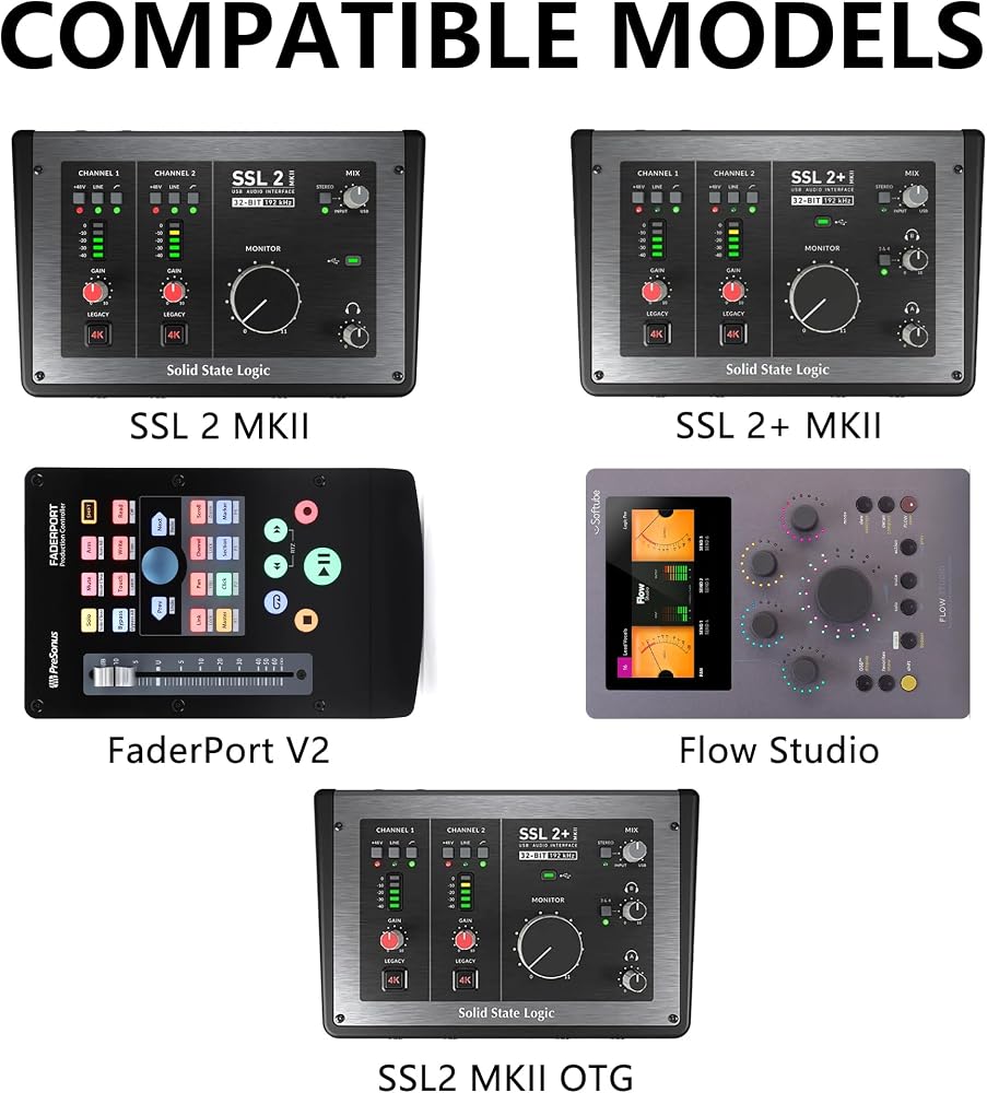 Amazon.co.jp: Musiin SSL2+ MKII、SSL2 MKII OTGと互換性のある