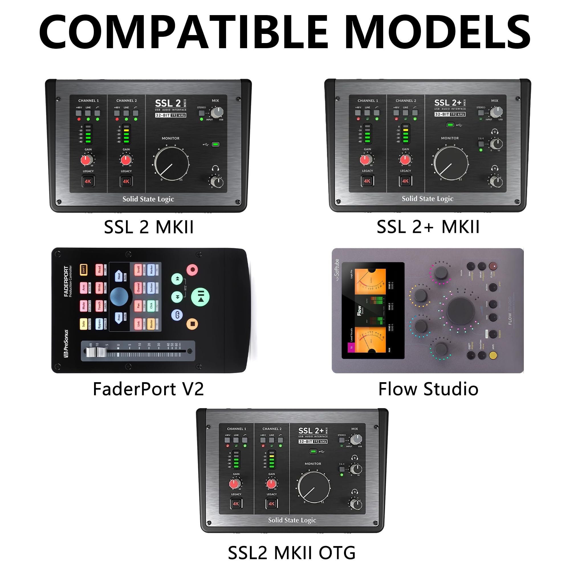 Amazon | Musiin SSL2+ MKII、SSL2 MKII OTGと互換性のあるオーディオ