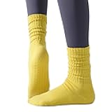 Benefeet Sox Pilates Socks Women Non-Slip Grip Slouch Yoga Socks Scrunch Slipper Sock for Barre Hospital Workout