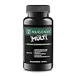 Nugenix Multivitamin for Men, Multivitamin and Testosterone Support - 19 Vitamins and Minerals, Supports Free Testosterone, Balance Cortisol, Promotes Nitric Oxide Production, Blood Flow - 60 Tablets
