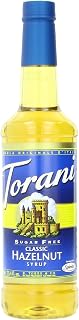 Torani Sugar Free Hazelnut Classic Syrup, Pet Bottle, 750 milliliters - Package May Vary