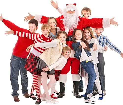 Miniatura 7 de Tatuaje temporal de Navidad para niños y adultos, 144 piezas de diseños lindos surtidos en palo, regalos de fiesta de cumpleaños