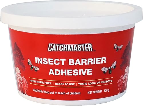 Catchmaster Tree Banding Insect Barrier DIY 15oz Pail, Lanternfly & Ant Traps, Outdoor Adhesive Crawling Insect Trap to Protect Trees, Fruit & Plants