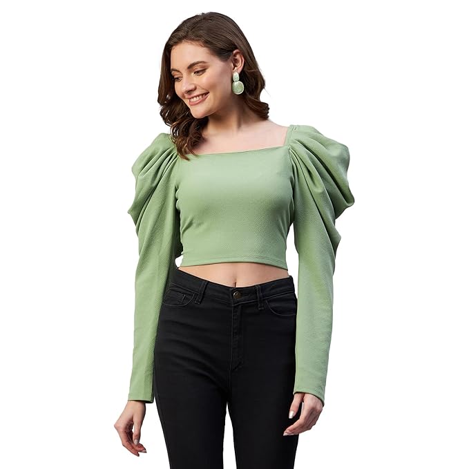 Rare Women's Solid Slim Fit Blouse