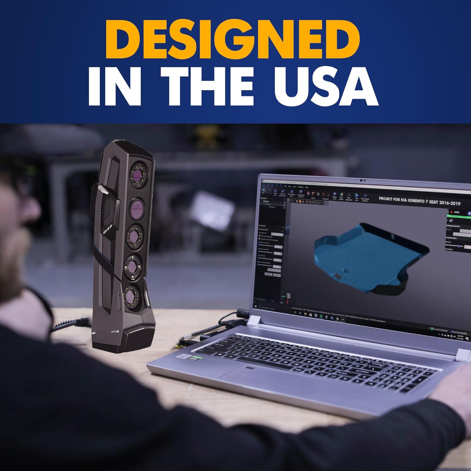 Premium KIA Sorento Cargo Liner for 7 Seat Model - Custom Fit Car Trunk Mat - All-Season Cargo Mat - 3D Shaped Laser Measured Trunk Liners