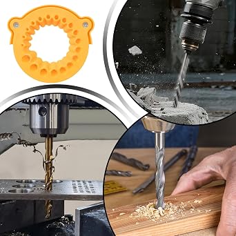 Drill Bit Sharpener For Grinder – Professional Portable Multipurpose Attachment | Bench Grinder Accessory For Metalworking, Woodworking, Automotive Repair, Industrial Shop And Home Workshop, Precision