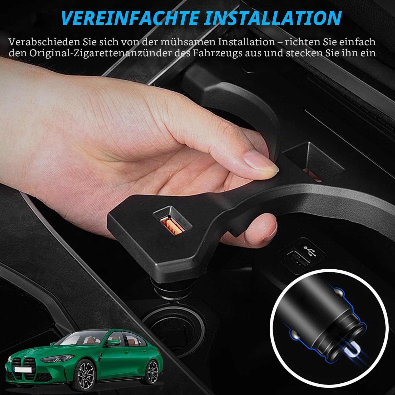 Kabelloses Ladegerät für BMW 3 Series G20 2019-2024 4 Series G22 2020-2024