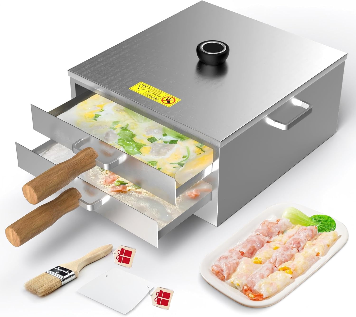 WantJoin Rice Roll Steamer