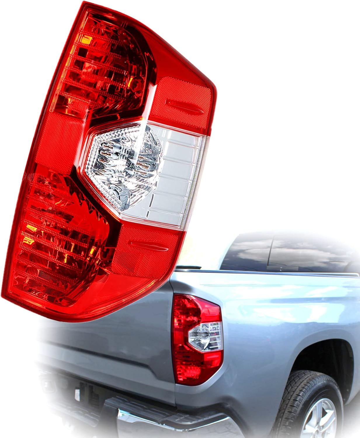 munirater 1-Pack Rear Right Tail Light Brake Lamp Assembly Replacement for Tundra 2014-2020 Passenger Side