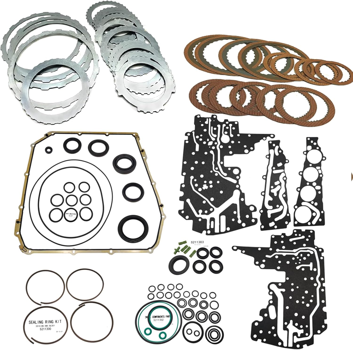 DL501 0B5 Automatic Transmission Master Rebuild Kit Overhaul Kit Compatible for A-u d-i 2008-2016 A3 1.8L 2010-2016 A5 2.0L