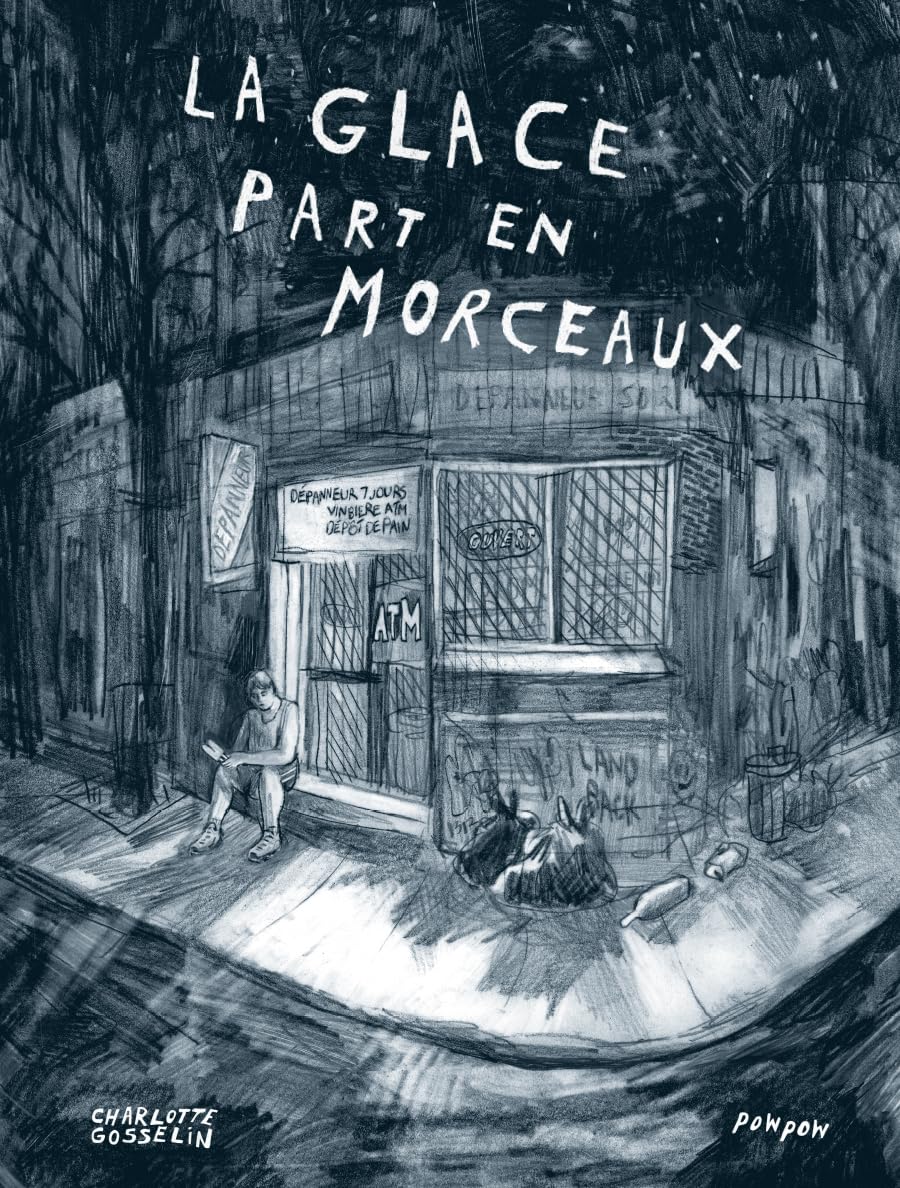 La glace part en morceaux