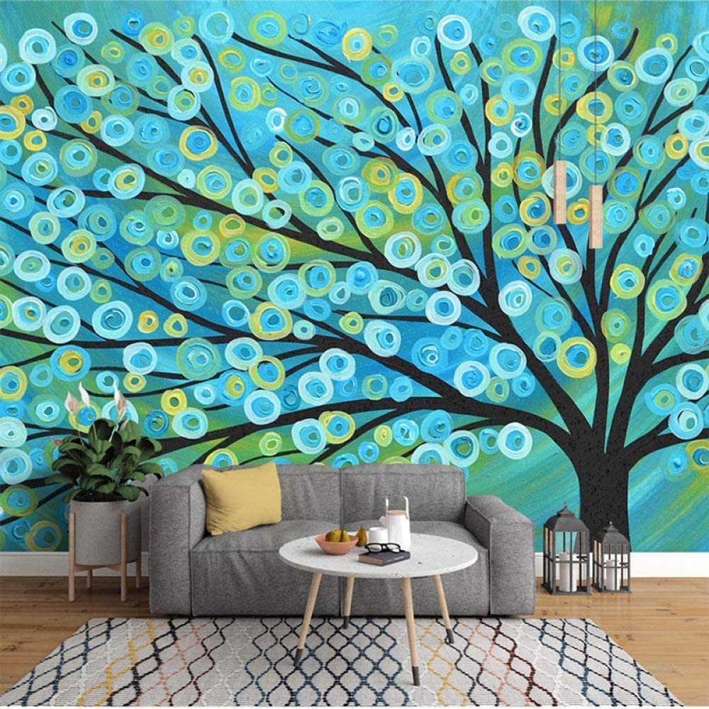 3D Fantasie Grün H6168 Tapete Wandbild Selbstklebend Abnehmbare Aufkleber Erin