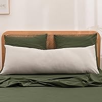 Vista 19 de BESTOUCH Funda de almohada 100% algodón lavado para cabello y piel, tacto de lino, suave, cómoda, transpirable, juego de 2 fundas de almohada