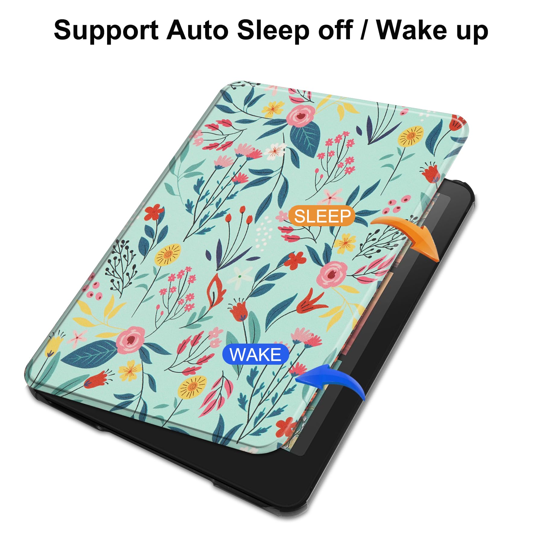 HGWALP Case for 7 inch Kindle Paperwhite(12th Generation, 2024)&Kindle Colorsoft Signature Edition (1st Gen,2024),Slim Lightweight Shell Protective Cover with Auto Sleep/Wake for Kindle Paperwhite-SPB - 2