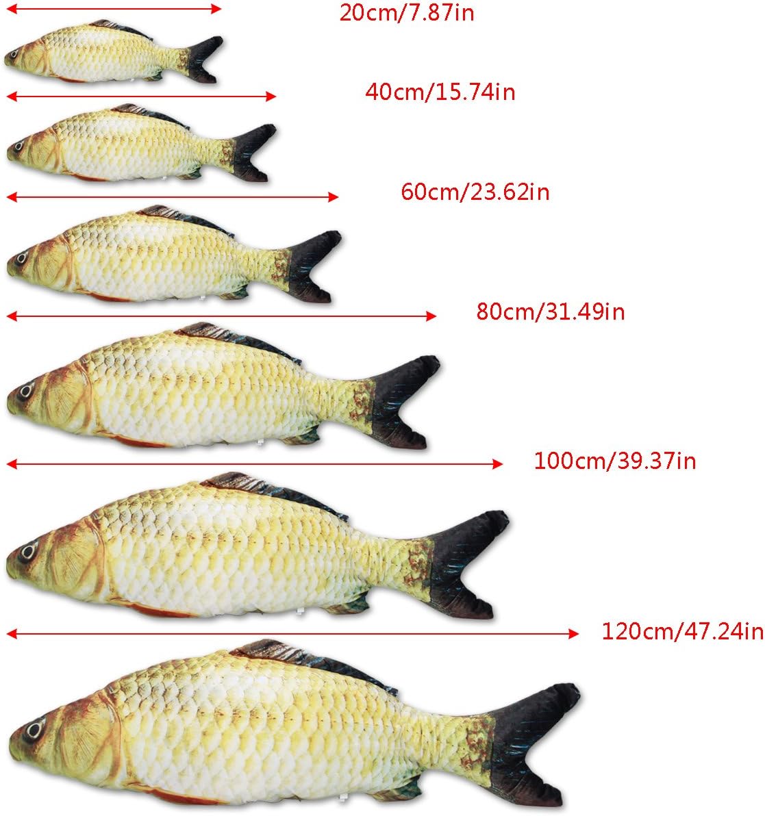 Hollazilla　魚 抱き枕 ぬいぐるみ 飾り 本物そっくり おもちゃ