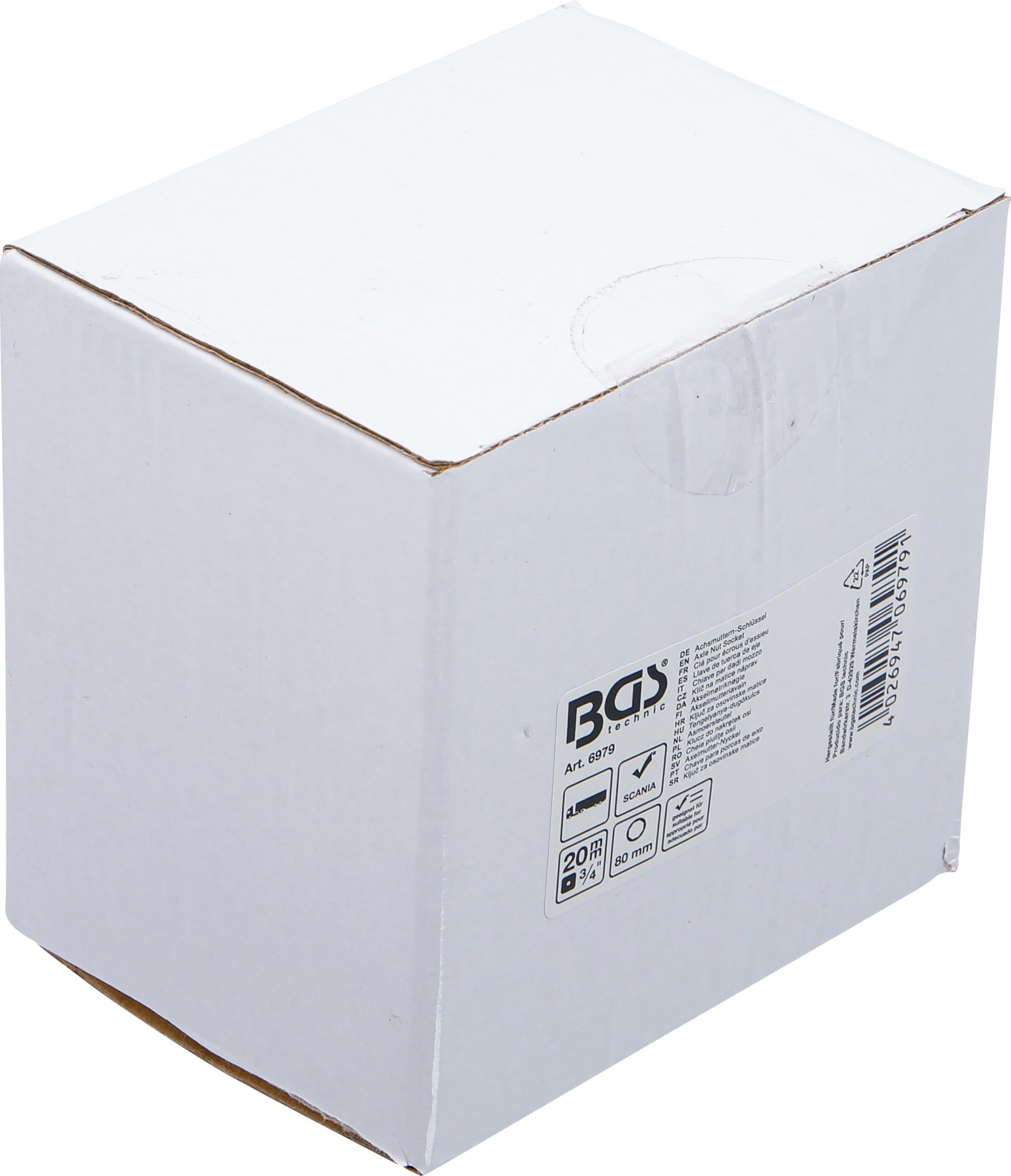 BGS 6979 | Llave de tuerca de eje | 8 caras | para SCANIA | 80 mm
