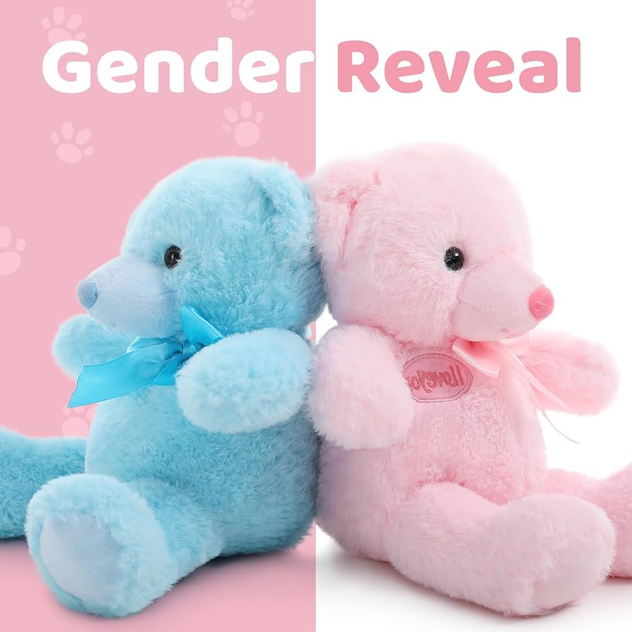 Amazon.co.jp: Tezituor ピンクのテディベアとブルーの