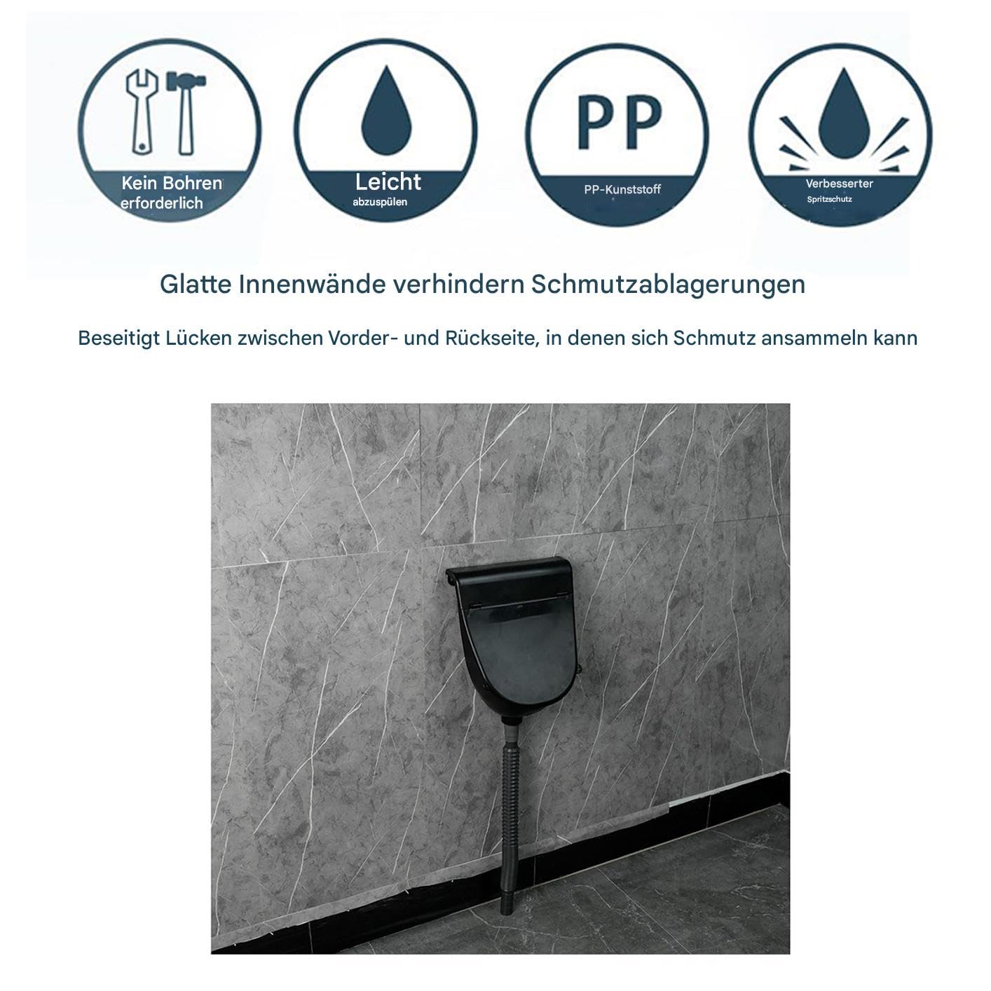 Orinal para exteriores con tapa, inodoro resistente al olor para el hogar, camping, sitios de construcción, Georgia, dormitorios, Par, gimnasios, patio trasero - Sanitat Solut portátil