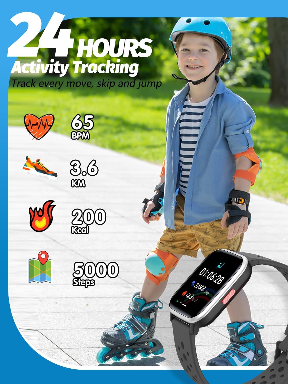 Ultimate Fun & Fitness: The Perfect Smart Watch Gift for Kids Ages 4-16!