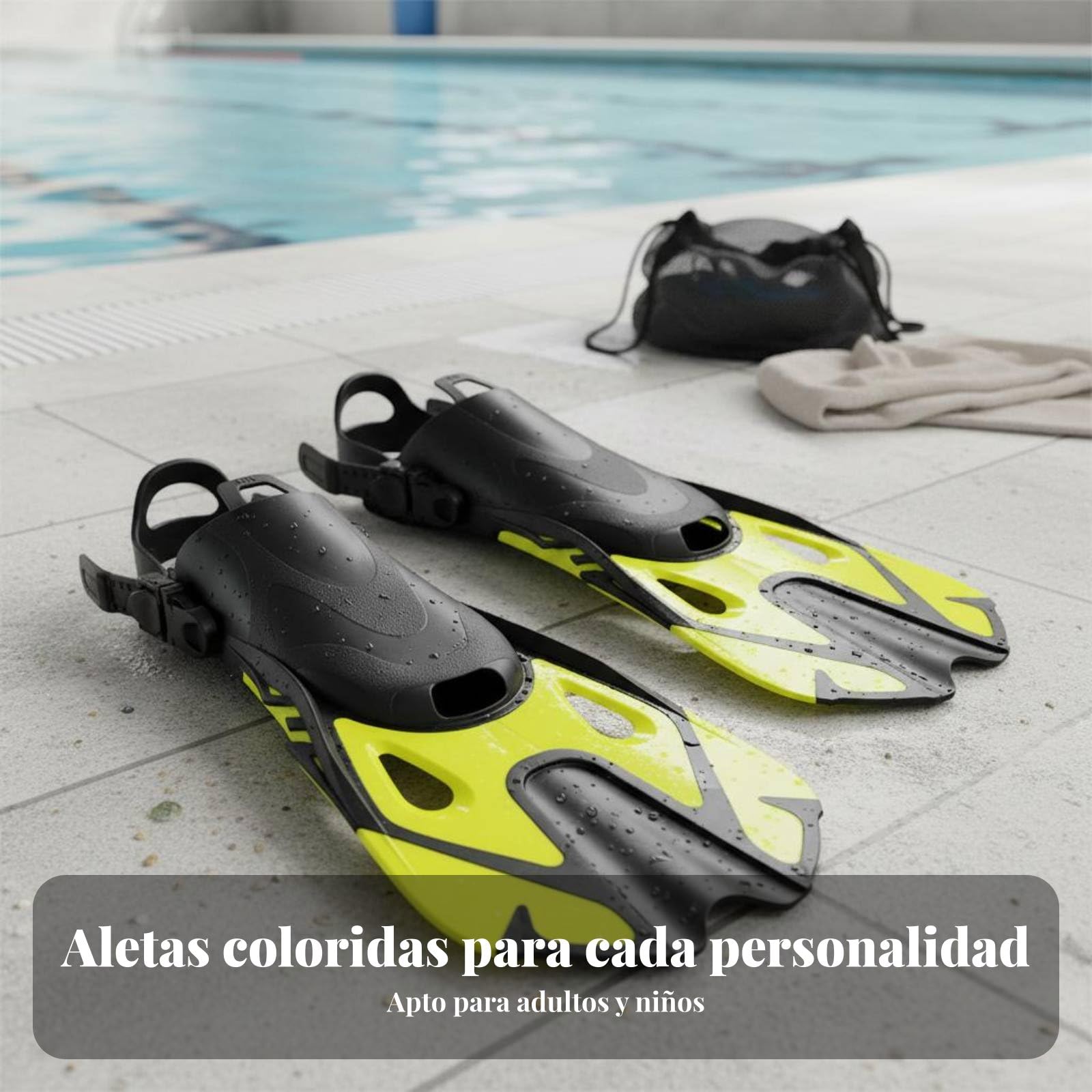 F Fityle Aletas de Buceo Aletas de Natación Aletas Cortas Aletas de Entrenamiento Ajustables con Bolsillo Suave y Diseño Portátil TPE Adecuadas para Esnórquel, Rosa, L/XL